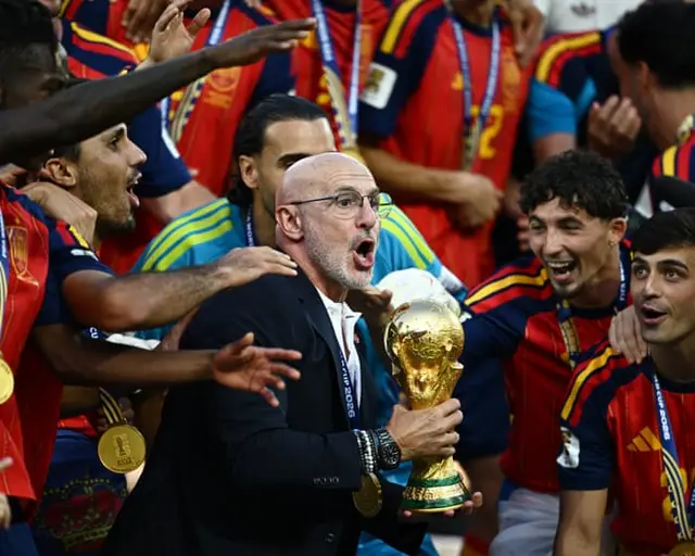 ‘We had a date with destiny’: De la Fuente lauds Spain players after World Cup victory