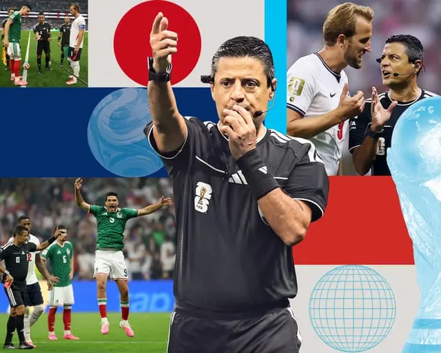 ‘The noise was unbelievable’: the referee’s view of Mexico v England at the World Cup