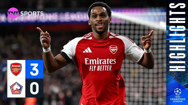 Gunners Run Riot 🔥 | Arsenal 3-0 Lille | UEFA Champions League Highlights
