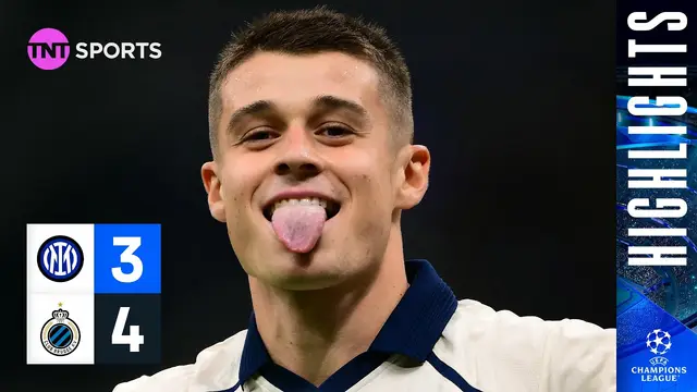 7-Goal Thriller! 🤯 | Inter 3-4 Club Brugge | UEFA Champions League Highlights